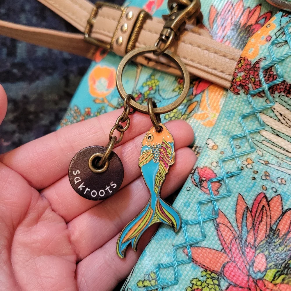 Sakroots purse. Marine life theme. Adorable accents. In great condition. - Picture 4 of 6